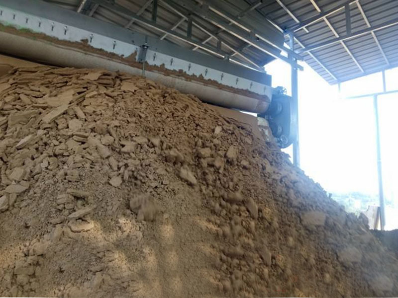 污泥處理設備濾餅效果